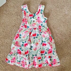 Girls peony dress